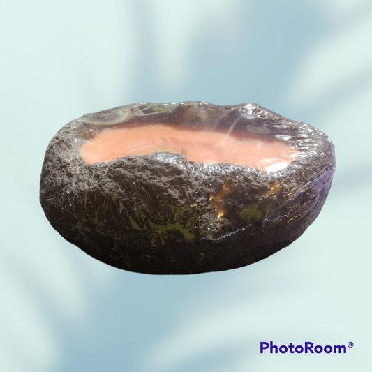 Lava Rock Candle