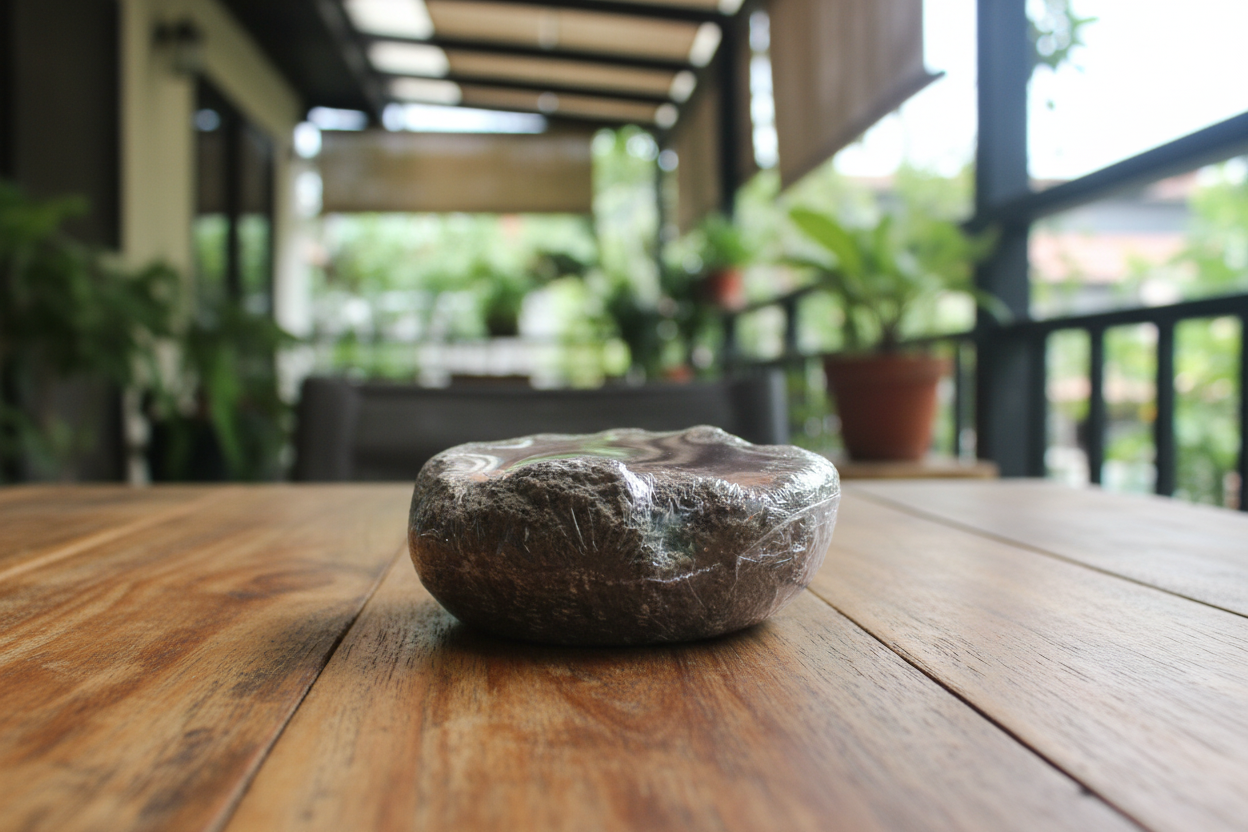 Lava Rock Candle