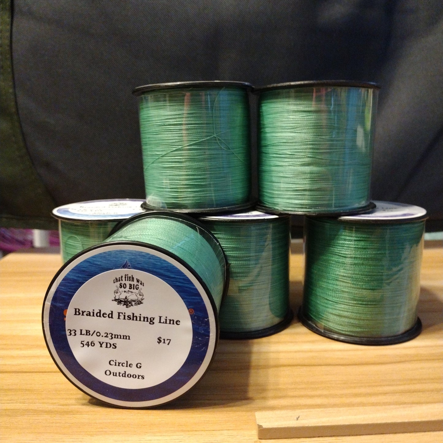 33 pound nylon braided fishing line
