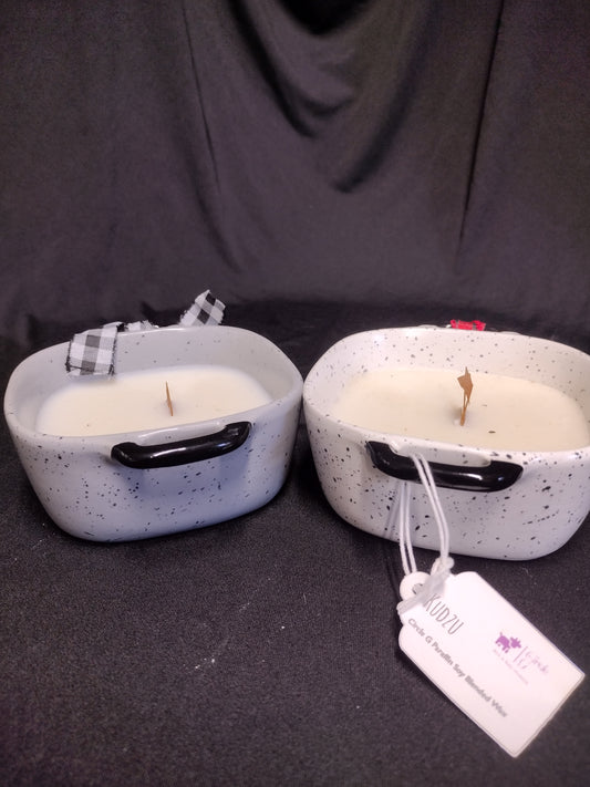 Ceramic Bowl Candles