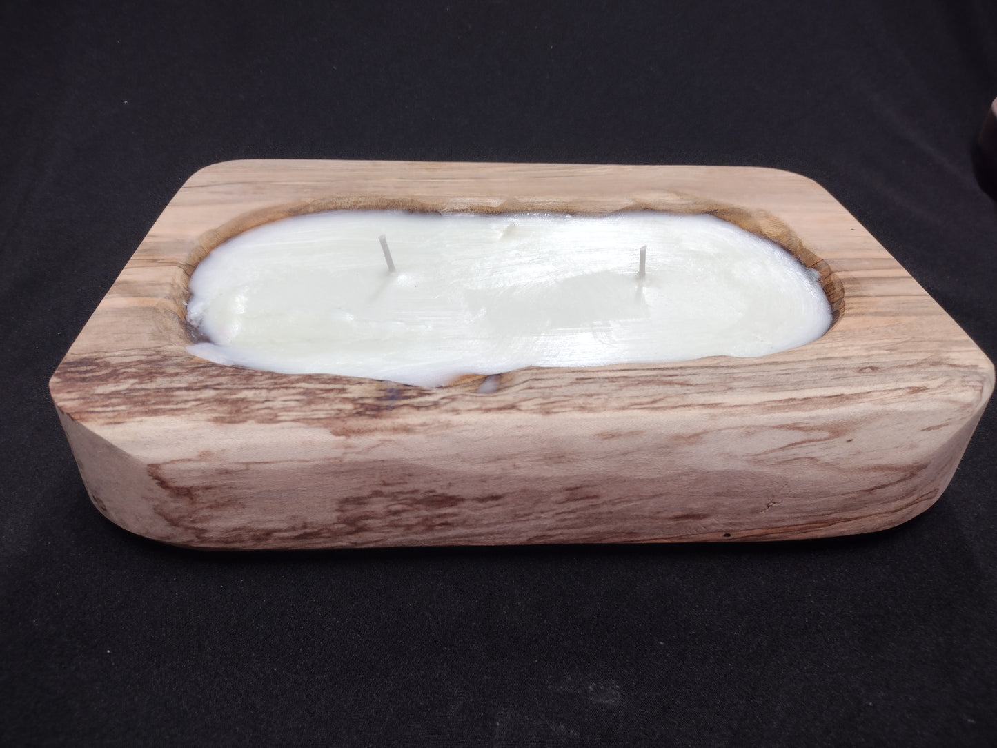 Wooden Bowl Candles
