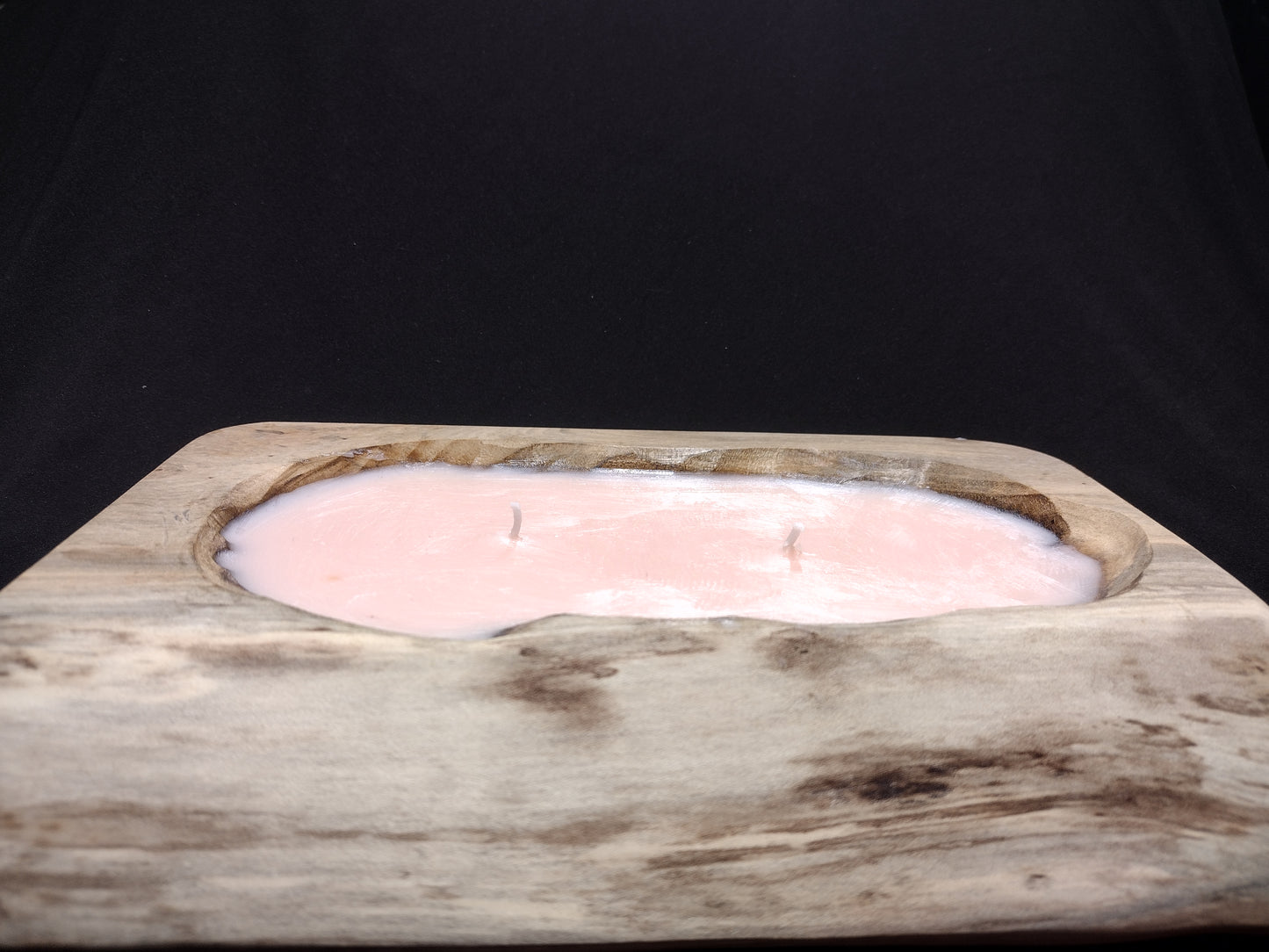 Wooden Bowl Candles